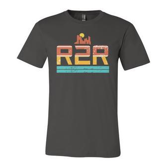 Grand Canyon National Park R2r2r Rim To R2r Hiking Camping Jersey T-Shirt | Mazezy