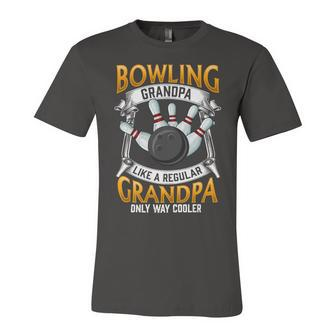 Grandfather Cool Grandad Bowler 416 Bowling Bowler Unisex Jersey Short Sleeve Crewneck Tshirt - Seseable