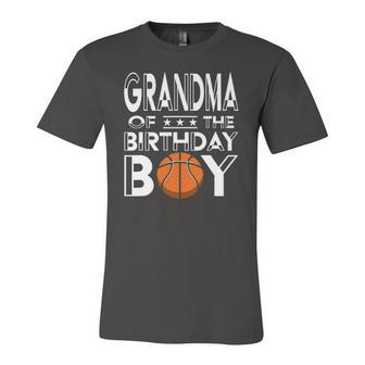 Grandma Of The Birthday Boy Party A Favorite Boy Basketball Jersey T-Shirt | Mazezy