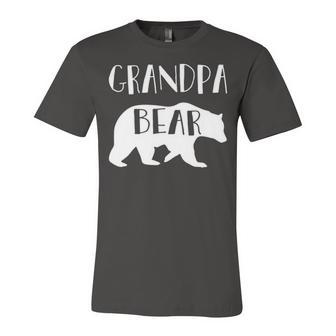 Grandpa Gift Grandpa Bear Unisex Jersey Short Sleeve Crewneck Tshirt - Seseable