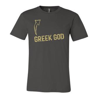 Greek God Halloween Costume Adult Humor Jersey T-Shirt | Mazezy