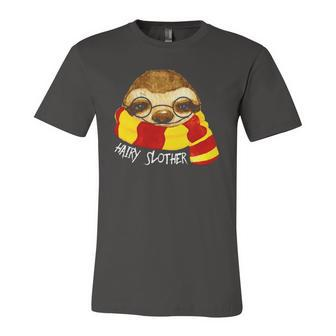 Hairy Slother Cute Sloth Spirit Animal Jersey T-Shirt | Mazezy