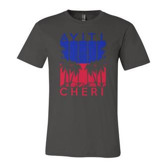 Haitian Haiti Ayiti Cheri Haiti Vacation Jersey T-Shirt | Mazezy