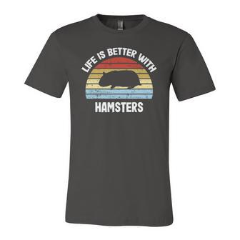 Hamster Life Is Better With Hamsters Jersey T-Shirt | Mazezy