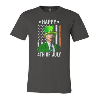 Happy 4Th Of July Joe Biden St Patricks Day Leprechaun Hat Jersey T-Shirt | Mazezy