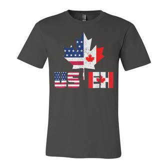 Happy Canada Day Usa Pride Us Flag Day Useh Canadian Unisex Jersey Short Sleeve Crewneck Tshirt - Seseable