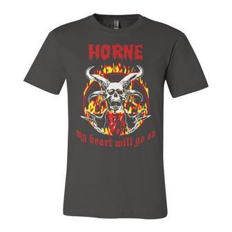 Horne Name Gift Horne Name Halloween Gift Unisex Jersey Short Sleeve Crewneck Tshirt - Seseable