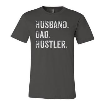 Husband Father Dad Hustler Hustle Entrepreneur Jersey T-Shirt | Mazezy
