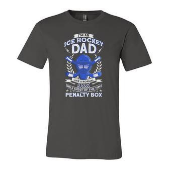 Im An Ice Hockey Dad Like A Normal Hockey Jersey T-Shirt | Mazezy