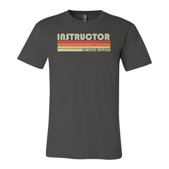 Instructor Job Title Professional Worker Idea Jersey T-Shirt | Mazezy