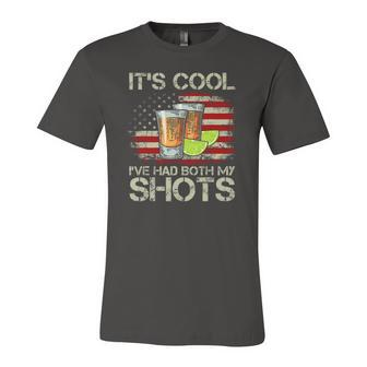 Its Cool Ive Had Both My Shots American Flag 4Th Of July Jersey T-Shirt | Mazezy
