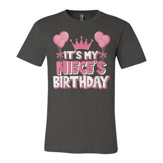 Its My Nieces Birthday Celebration Unisex Jersey Short Sleeve Crewneck Tshirt - Seseable