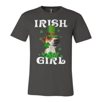 Jack Russell Terrier Patricks Day For Dog Lovers Unisex Jersey Short Sleeve Crewneck Tshirt | Favorety UK