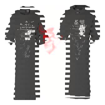Japanese Demon Vaporwave I Aesthetic Art I Aesthetic Jersey T-Shirt | Mazezy