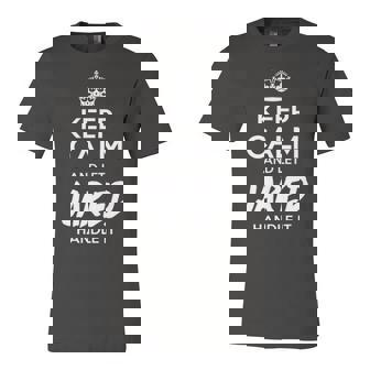 Jared Name Gift Keep Calm And Let Jared Handle It Unisex Jersey Short Sleeve Crewneck Tshirt - Seseable