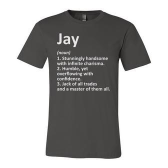 Jay Definition Personalized Name Birthday Idea Jersey T-Shirt | Mazezy