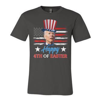 Joe Biden Happy 4Th Of Easter Confused 4Th Of July Jersey T-Shirt | Mazezy