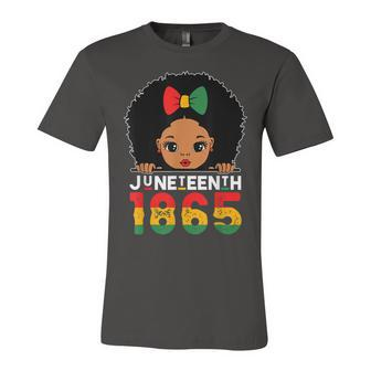 Juneteenth 1865 Celebrating Black Freedom Day Girls Kids Unisex Jersey Short Sleeve Crewneck Tshirt - Seseable