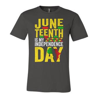 Juneteenth Is My Independence Day 1865 African American Unisex Jersey Short Sleeve Crewneck Tshirt | Favorety