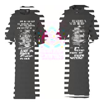 Just A Girl Who Likes Anime And Gaming Gamer Jersey T-Shirt | Mazezy