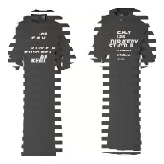 Keanu Easily Distracted By Keanu Jersey T-Shirt | Mazezy