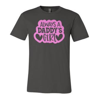 Kids Always A Daddys Girl Girls Daughter Jersey T-Shirt | Mazezy