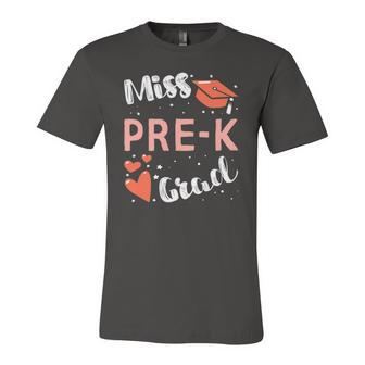 Kids Pre-K Graduation For Girls Prek Miss Pre-K Grad Jersey T-Shirt | Mazezy