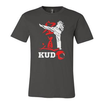 Kudo Martial Arts Japan Symbol Graphic Jersey T-Shirt | Mazezy