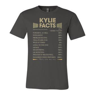 Kylie Name Gift Kylie Facts Unisex Jersey Short Sleeve Crewneck Tshirt - Seseable