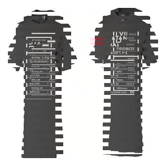 Latvian Dad Nutrition Facts National Pride For Dad Jersey T-Shirt | Mazezy