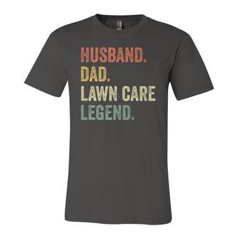 Lawn Mowing Lawn Care Stuff Vintage Retro Jersey T-Shirt | Mazezy
