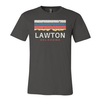 Lawton Oklahoma Vintage Souvenirs Jersey T-Shirt | Mazezy