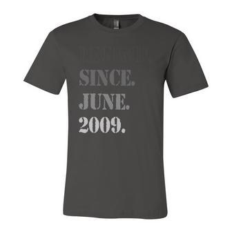 Legend Since June 2009 Th Birthday 13 Years Old Jersey T-Shirt | Mazezy