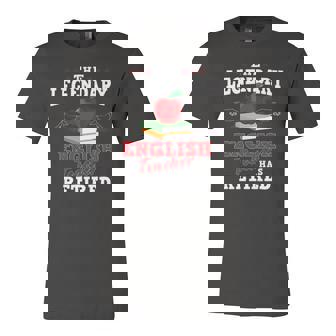 The Legendary English Teacher Has Retired Retirement Jersey T-Shirt | Mazezy