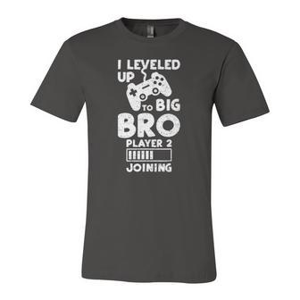 I Leveled Up To Big Bro Player 2 Joining Gaming Jersey T-Shirt | Mazezy
