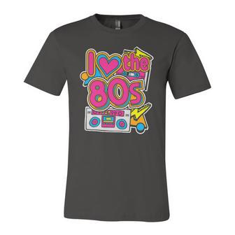 I Love The 80S Retro Cassette Tape Costume Halloween Party Jersey T-Shirt | Mazezy