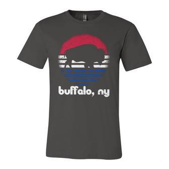 I Love Buffalo New York Retro Standing Buffalo Ny 716 Jersey T-Shirt | Mazezy