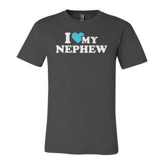I Love My Nephew Jersey T-Shirt | Mazezy