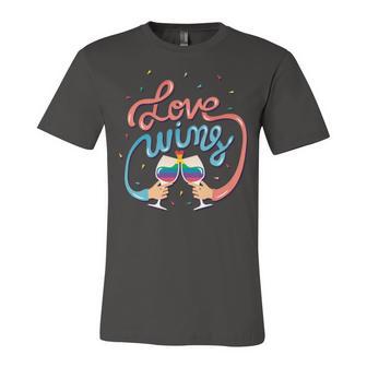 Love Wins 389 Trending Shirt Unisex Jersey Short Sleeve Crewneck Tshirt | Favorety UK