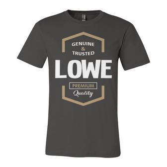 Lowe Name Gift Lowe Premium Quality Unisex Jersey Short Sleeve Crewneck Tshirt - Seseable