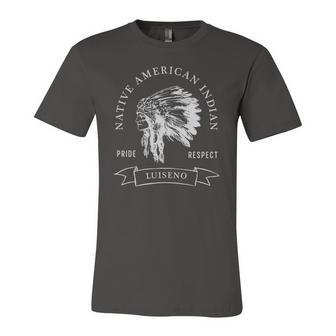 Luiseno Native American Indian Pride Respect Darker Jersey T-Shirt | Mazezy