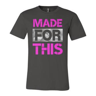Made For This Pink Color Graphic Jersey T-Shirt | Mazezy