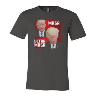 Maga Ultra Maga Trump Jersey T-Shirt | Mazezy