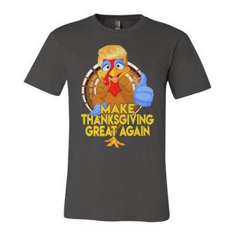 Make Thanksgiving Great Again Funny 2 Shirt Unisex Jersey Short Sleeve Crewneck Tshirt | Favorety DE