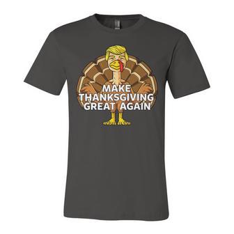 Make Thanksgiving Great Again Funny 3 Shirt Unisex Jersey Short Sleeve Crewneck Tshirt | Favorety