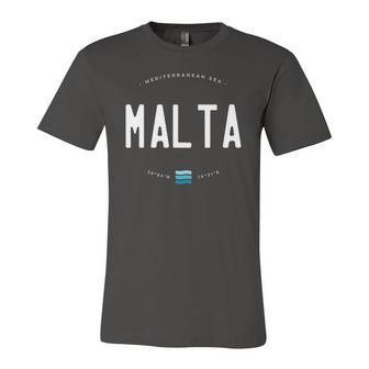 Malta Beach Waves Mediterranean Sea Jersey T-Shirt | Mazezy