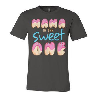 Mama Of Sweet One First Birthday Party Matching Family Donut Unisex Jersey Short Sleeve Crewneck Tshirt - Seseable