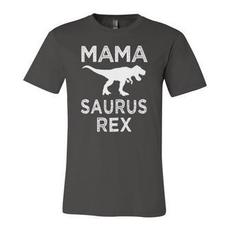 Mama Saurus Rex rex Mommy Party Jersey T-Shirt | Mazezy