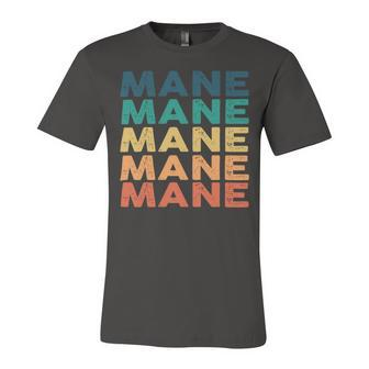 Mane Name Shirt Mane Family Name Unisex Jersey Short Sleeve Crewneck Tshirt - Monsterry DE