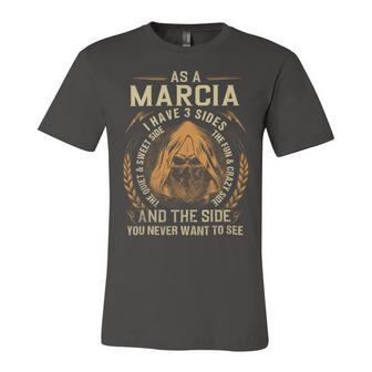 Marcia Name Shirt Marcia Family Name V3 Unisex Jersey Short Sleeve Crewneck Tshirt - Monsterry AU